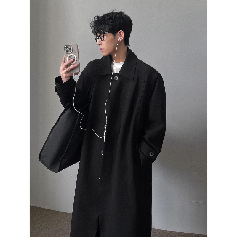 Men'S Fashion X - Minimalistische herenjas met één knoop –