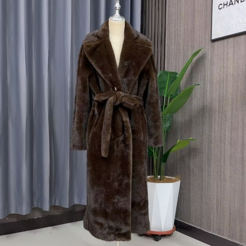 Men'S Fashion X - Nieuwe herfst winter grote nep-nertsjassen lange