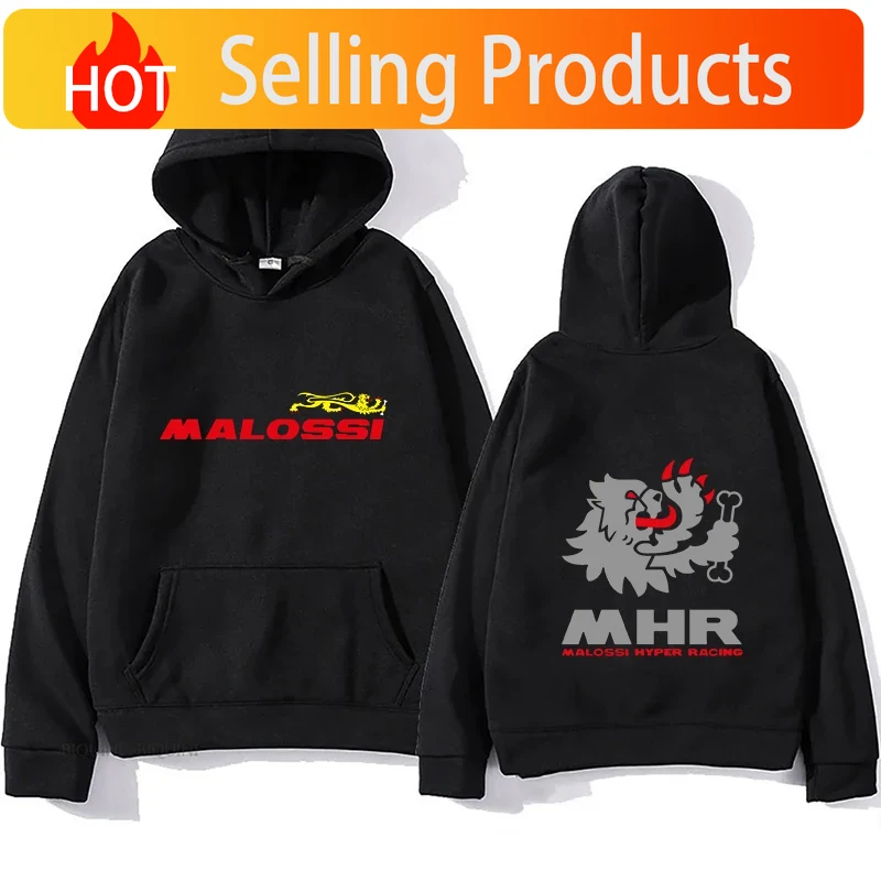 Mens Fashion Clothes - Malossi Thema Gedrukte Hoodie Heren Sweatshirt