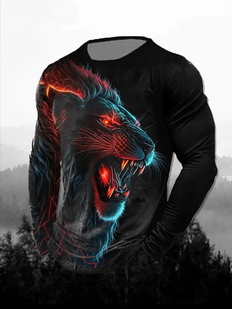 Heren 3D-print rood donker sch - Men'S Fashion T Shirts recensie en prijs