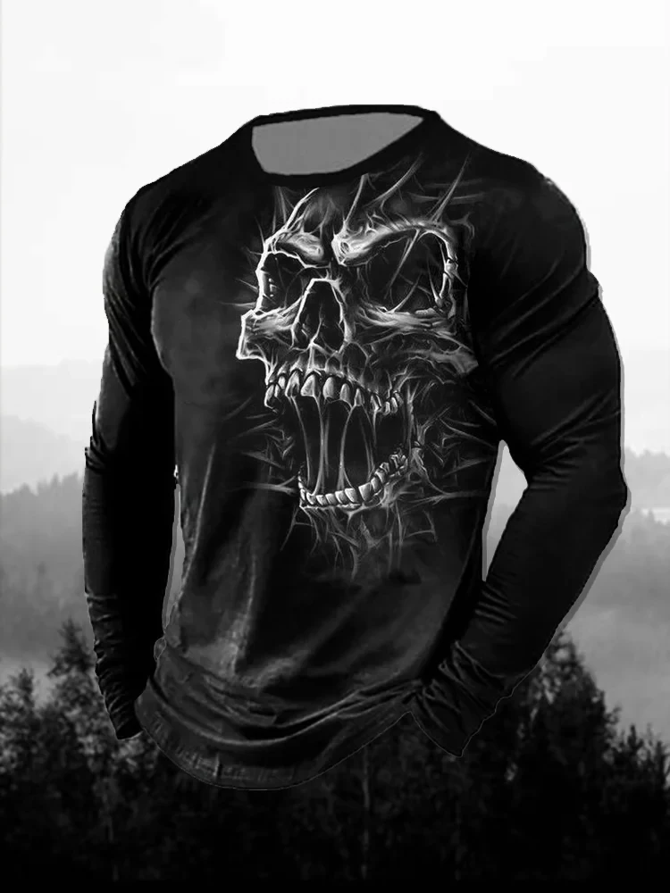 Heren 3D-print rood donker sch - Men'S Fashion T Shirts recensie en prijs