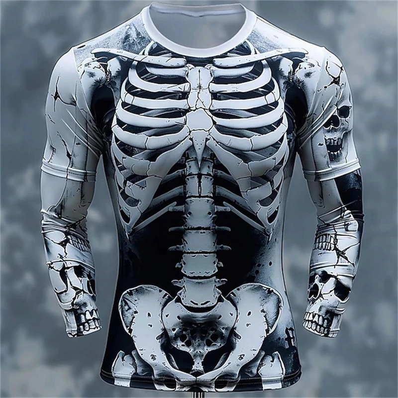 3D Print Skelet Schedels Patro - Mens Fashion Clothes recensie en prijs