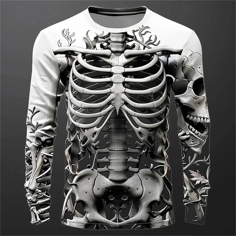 3D Print Skelet Schedels Patro - Mens Fashion Clothes recensie en prijs