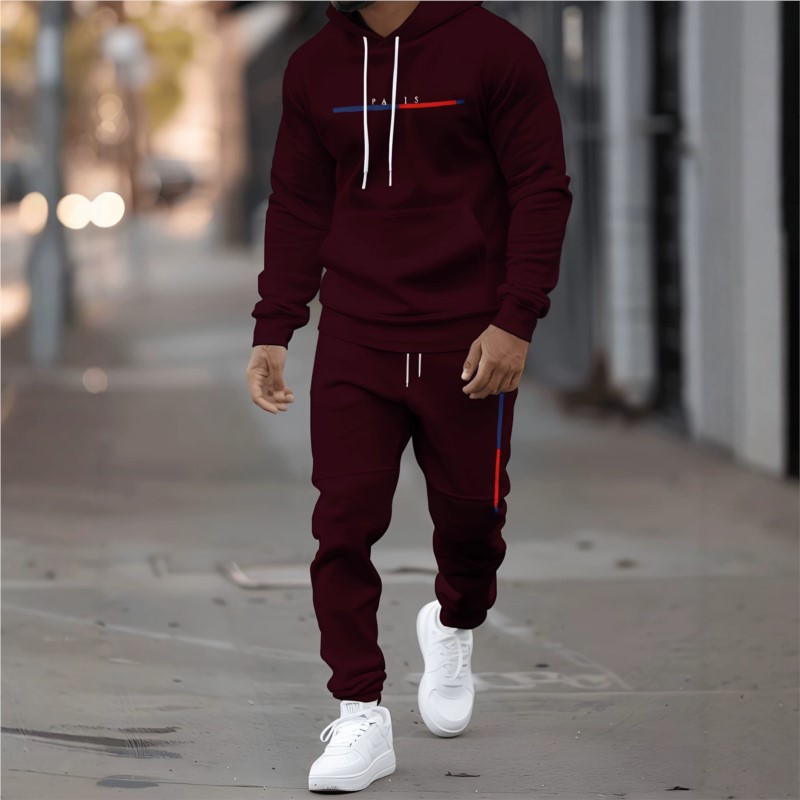 Heren trainingspak met capucho - Mens Fashion Clothes recensie en prijs