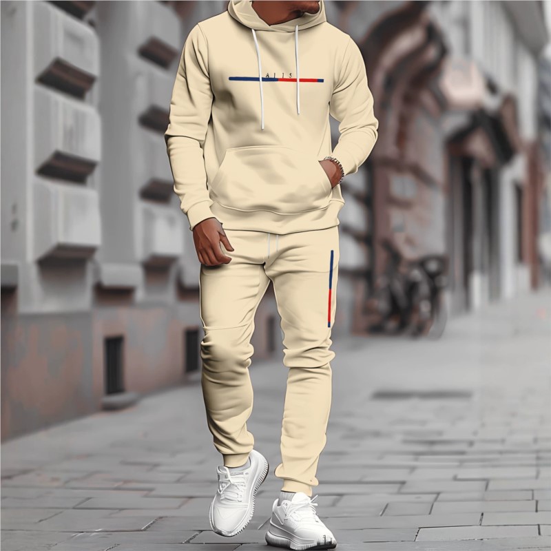Heren trainingspak met capucho - Mens Fashion Clothes recensie en prijs