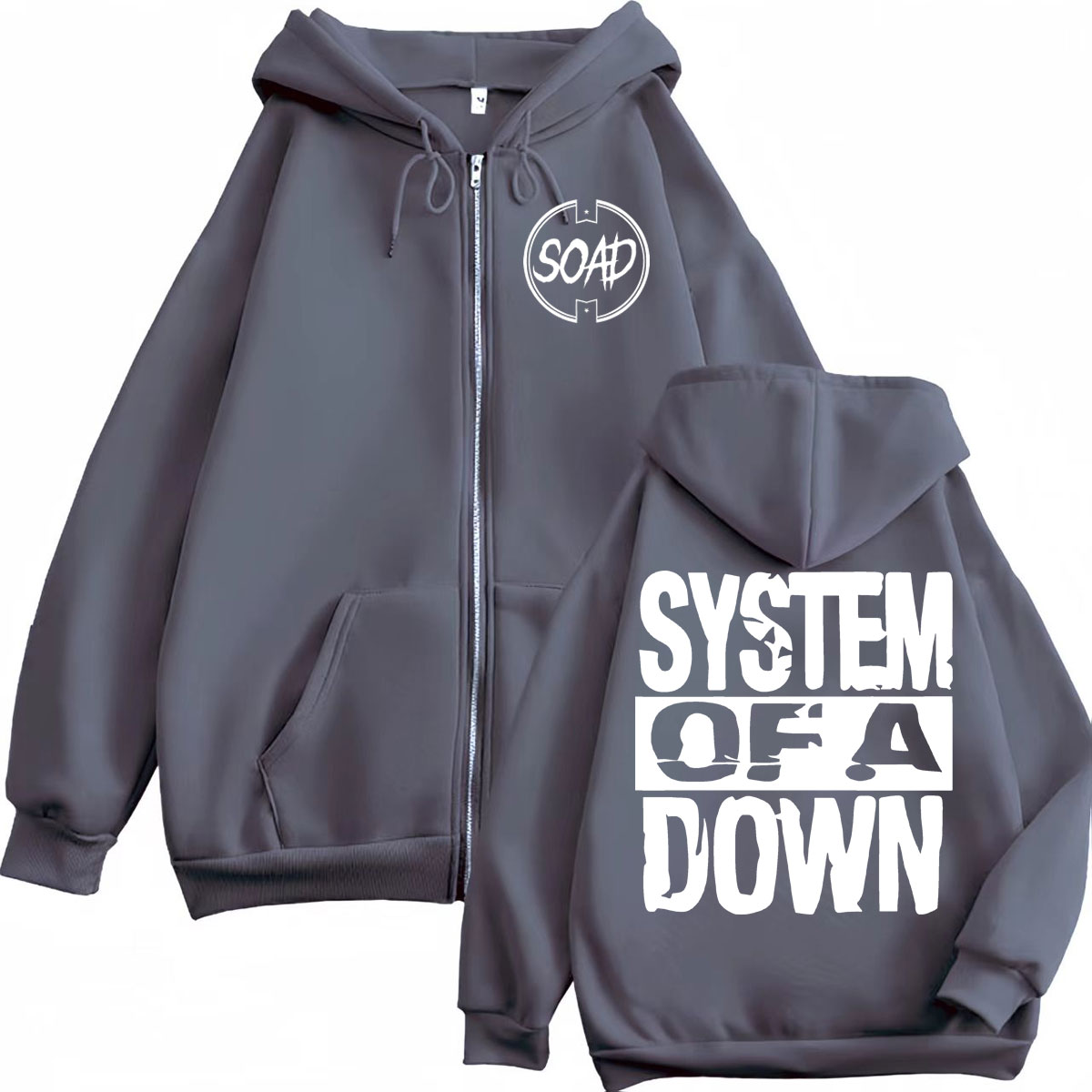 Rock Band System of A Down Pri - Mens Fashion Zip Up Hoodies recensie en prijs