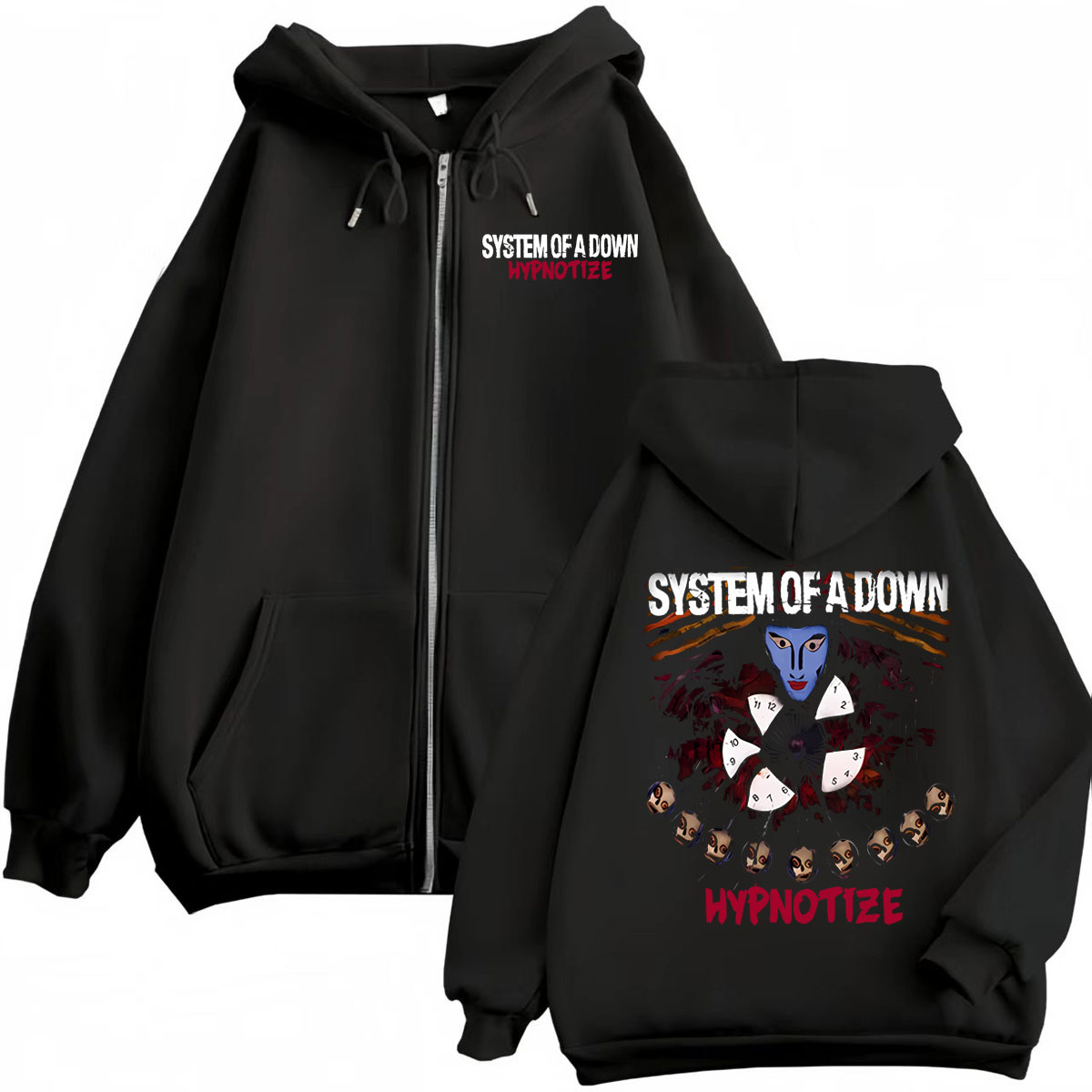 Rock Band System of A Down Hyp - Mens Fashion Zip Up Hoodies recensie en prijs