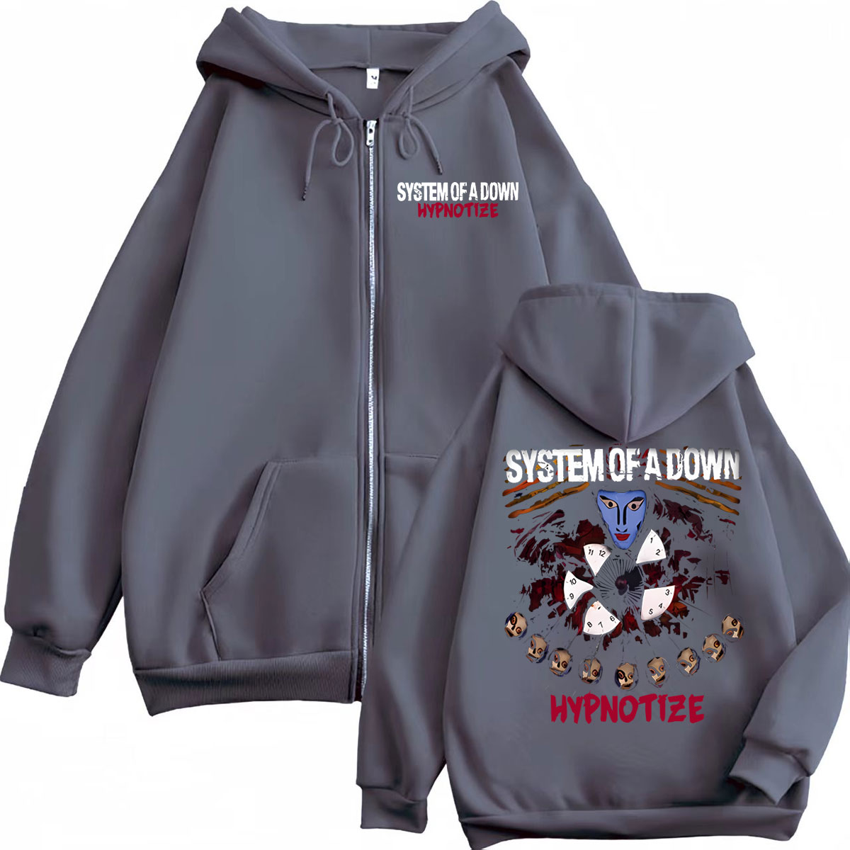 Rock Band System of A Down Hyp - Mens Fashion Zip Up Hoodies recensie en prijs